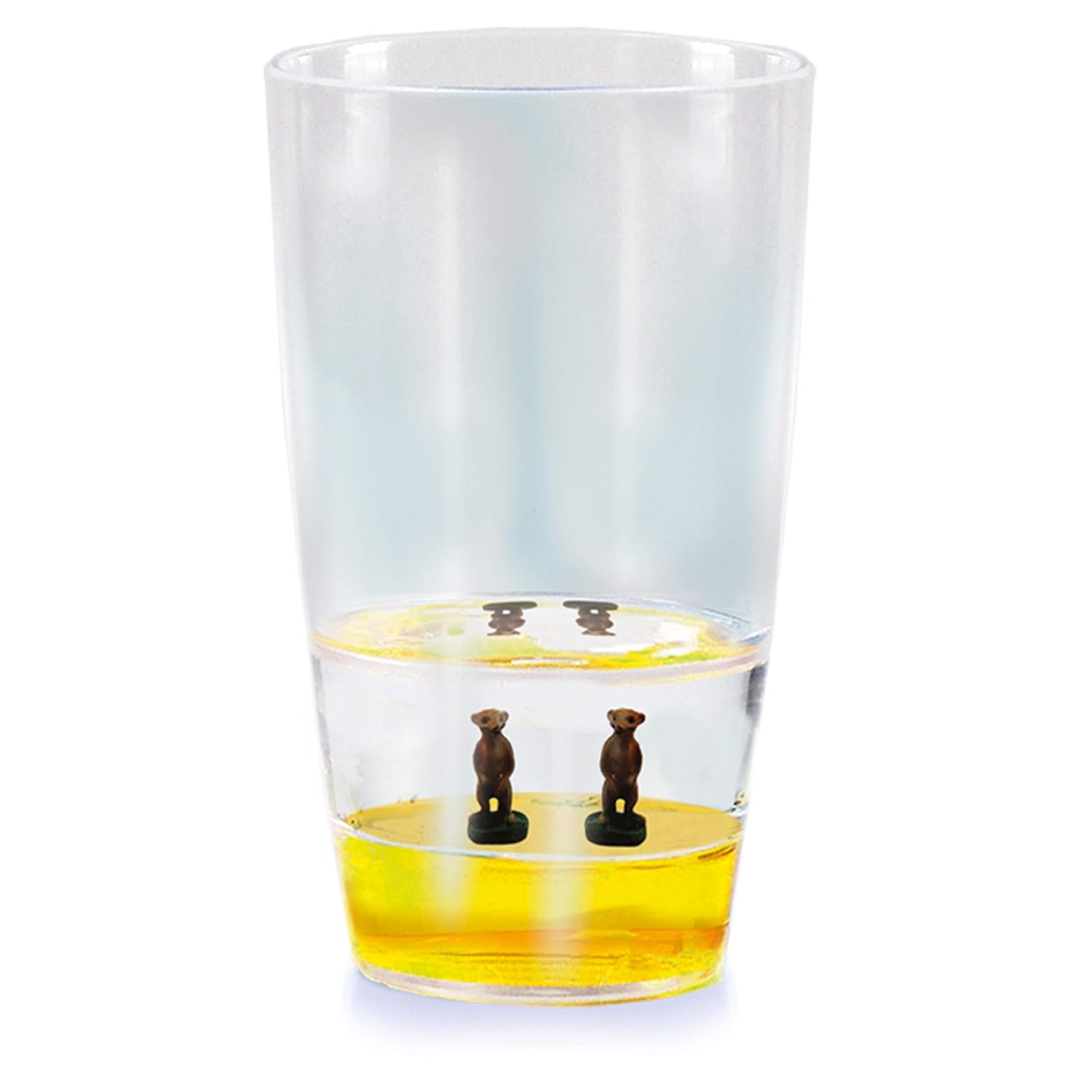 Deluxebase Floatarama Tumbler - Meerkat from 9oz BPA-Free Acrylic Plastic Drinking Glasses with Floating Animal Figurines Cute Drinkware