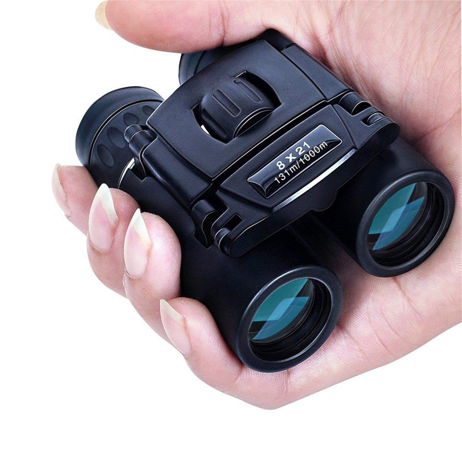 Télescope monoculaire, Jumelles compactes à Zoom Haute Puissance 8x21, Longue portée 1000 m, Pliables et puissantes, Mini-télescope BAK4 pour Sport et Camping