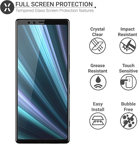 Miniatura 2 de Olixar Protector de pantalla para Sony Xperia 1, vidrio templado, protección fiable, compatible con las funciones del dispositivo - Guía completa de