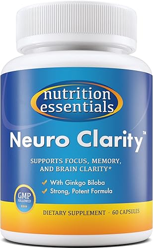 Nootrópico mejorador de la función cerebral, el número 1, complejo súper de ginkgo Biloba con hierba de San Juan y bacopa, apoyo para la claridad