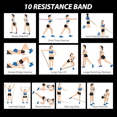 Miniatura 5 de Bandas de resistencia para entrenamiento, bandas de asistencia para dominadas, bandas de ejercicio, bandas de entrenamiento, bandas de extracción,