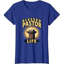 Blessed Pastor Life Clergy Faith Design T-Shirt