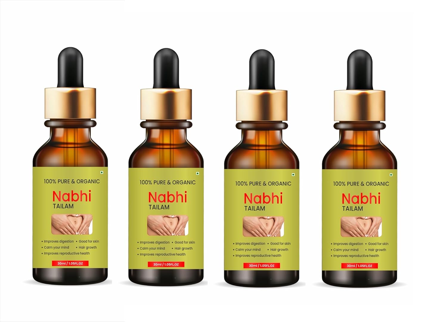 Buy Bejoy Organic Nabhi 30ML Belly Button Oil for Sensational Skin Blend of Almond, Olive, and