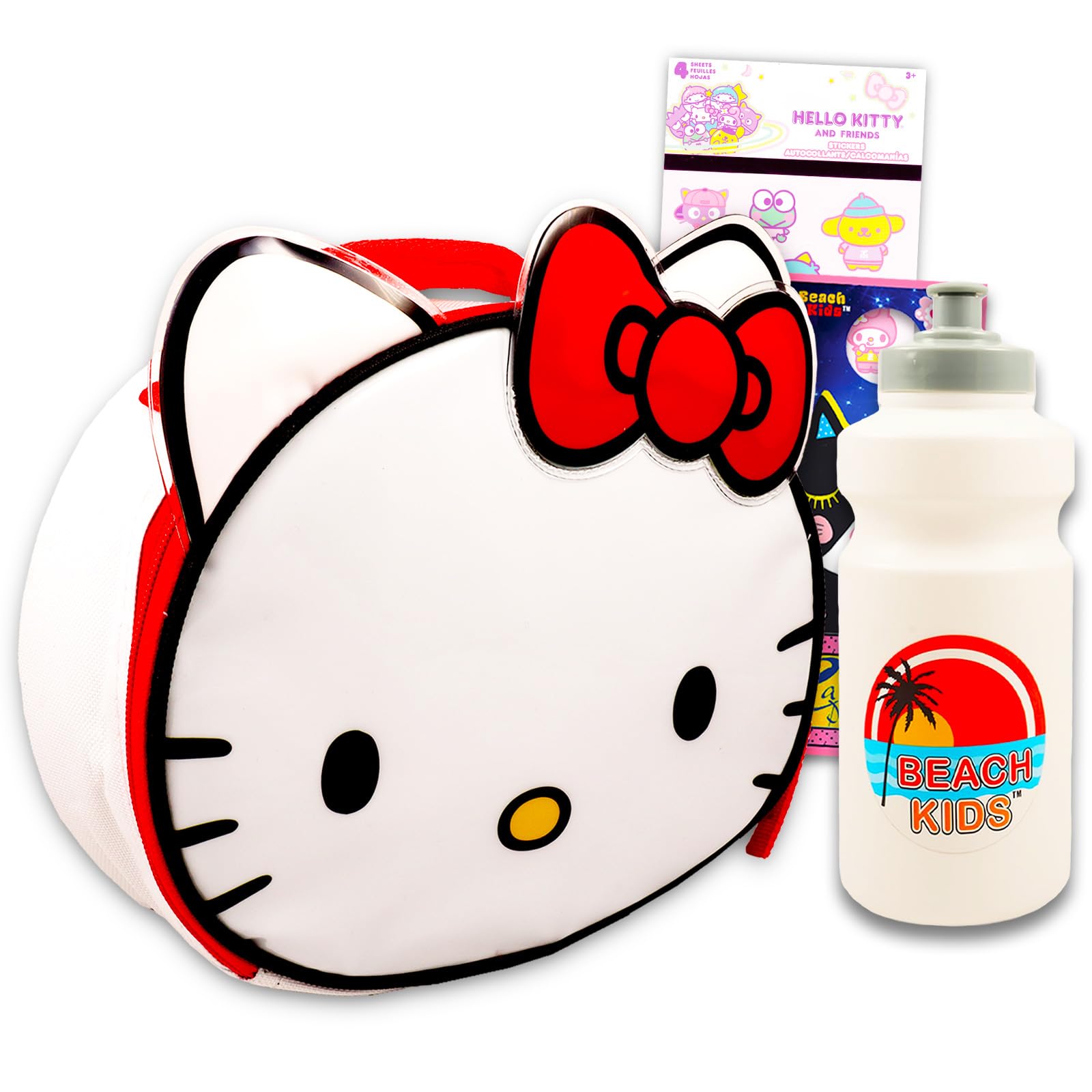 Amazon.com: Hello Kitty Insulated Lunch Box Set for Girls
