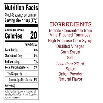 Red Gold Tomato Ketchup, 20oz Bottle (Pack of 16)
