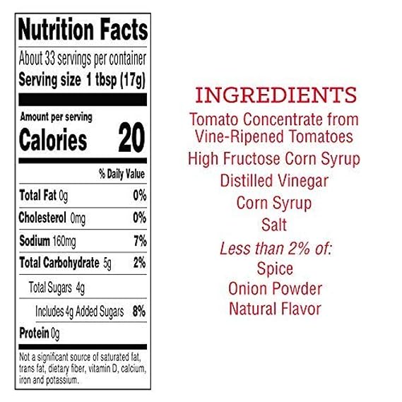 Red Gold Tomato Ketchup, 20oz Bottle (Pack of 16)