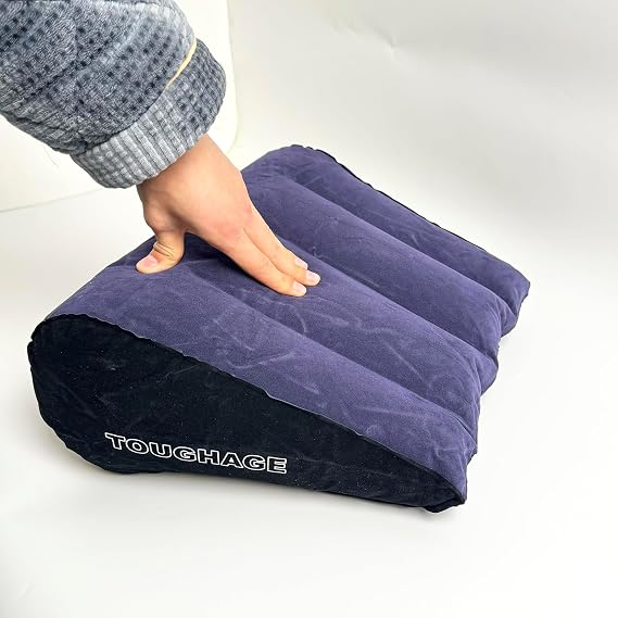 Sex Position Pillow, Sex Position Pillow for Adults Couples, Enhances Intimacy and Support, Sex Pillow Cushion Inflatable for Men and Women (3101 Blue)