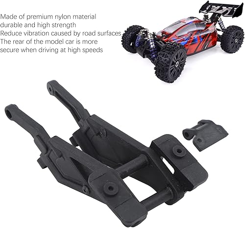 Miniatura 4 de Soporte de ala trasera de coche, soporte de montaje para patas de alerón de ABS, soporte de montaje para ZD Racing 18 coches