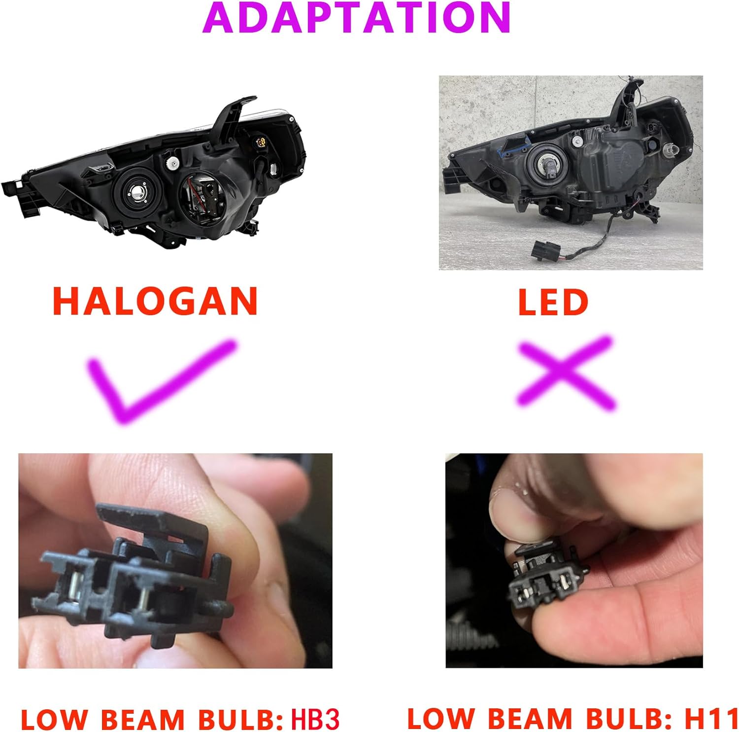 Archaic - For Toyota 4runner Headlights Assembly 2014-2020 OE Factory Style Headlamp Replacement,Driver Side,TO2518150 8117035570, 8117035571