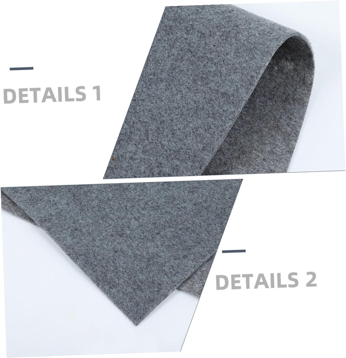 2pcs Reptile Carpet Mat Gray Terrarium Liner Cushion for Snakes Lizards Turtles Tortoises Breathable Washable Substrate for Pet Breeding Cage