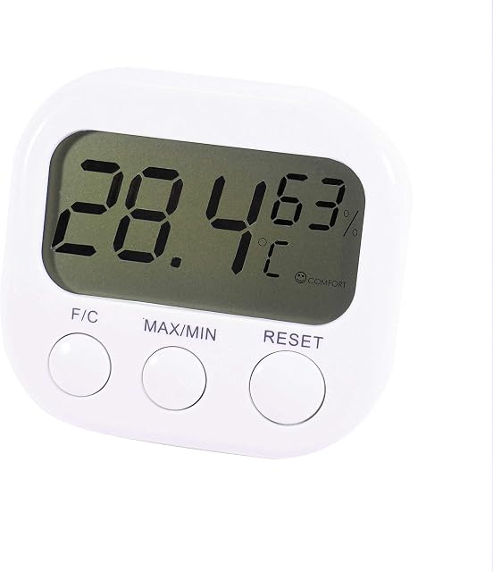 TRIXES LCD Thermometer - Digital Temperature Gauge - LCD Display