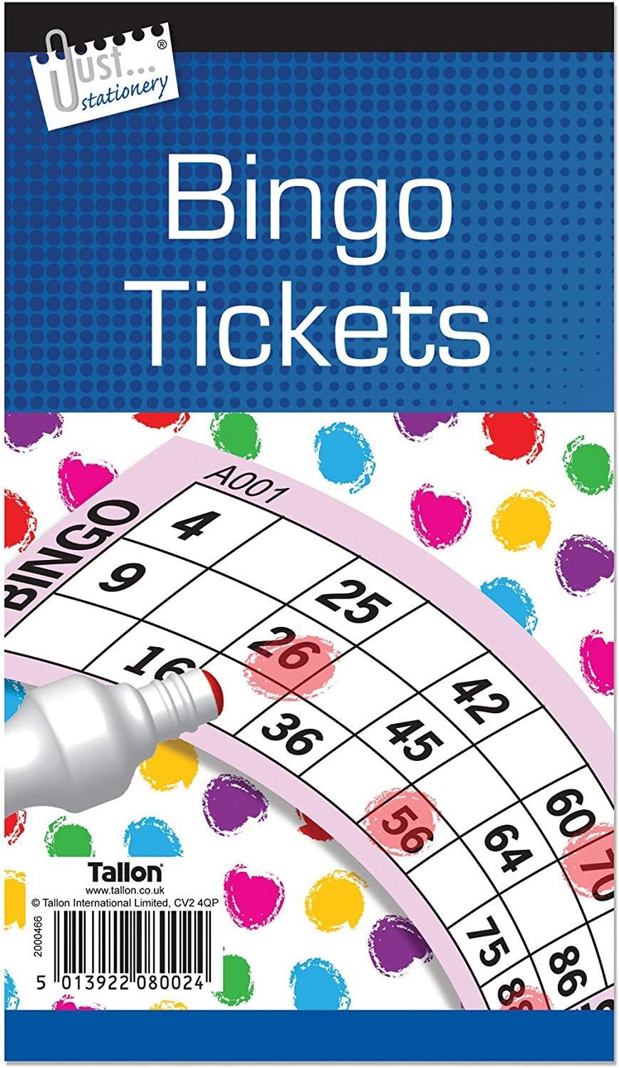 600 Bingo Tickets - 6 to View Flyer Tickets Bingo Singles Quickies Flyers Cheap