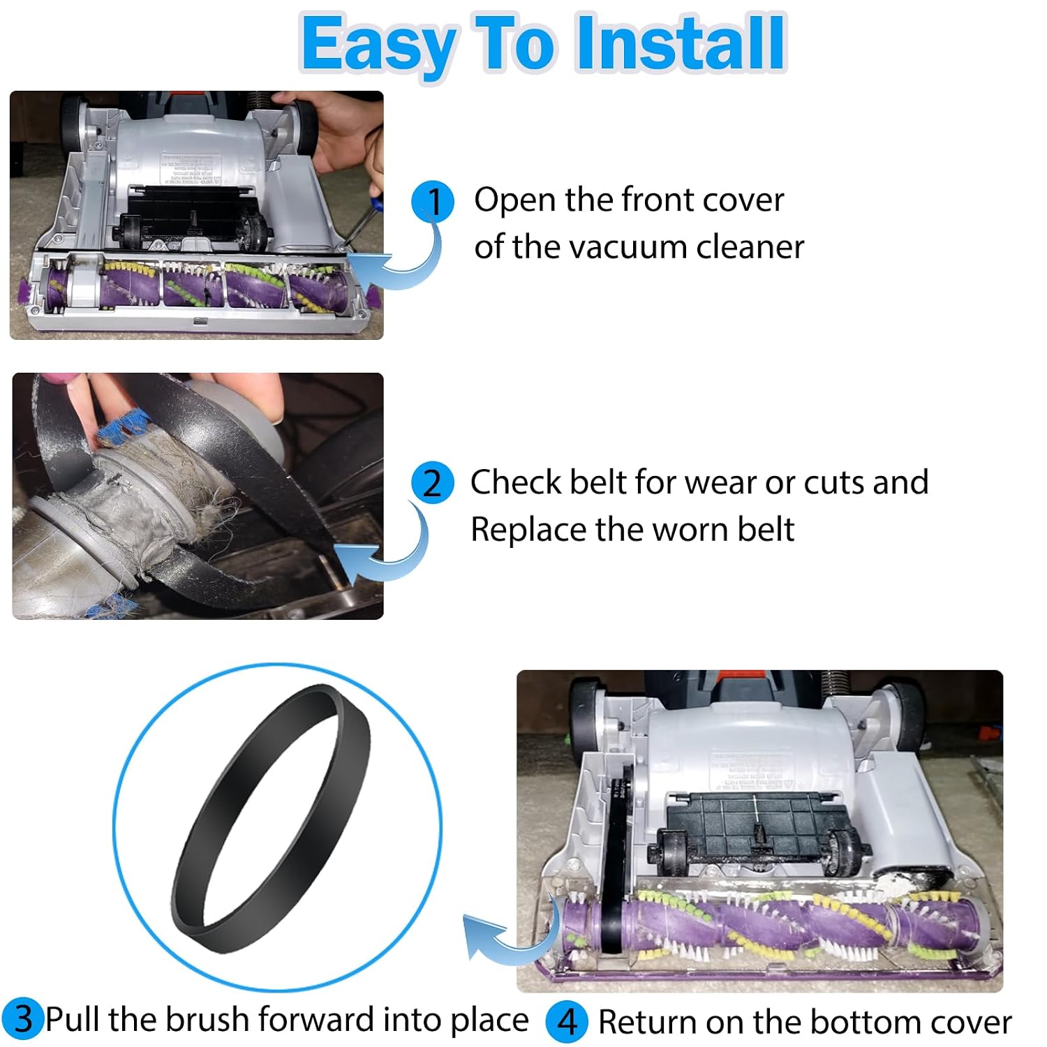 Vacuum Belts for Bissell PowerForce Helix, CleanView Rewind, 3031120