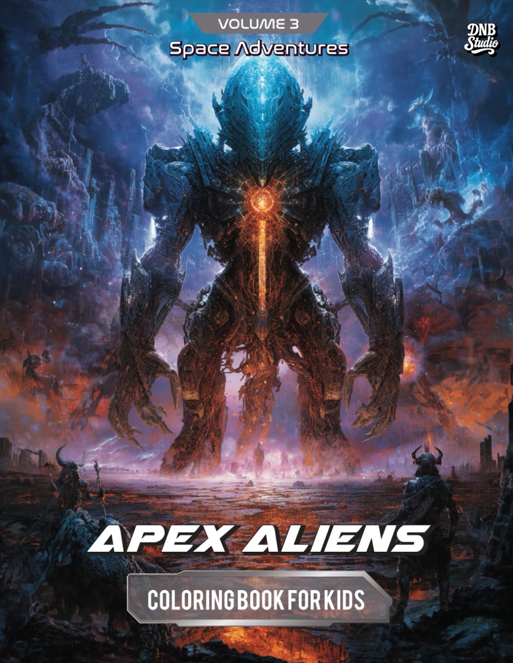 Apex Aliens: A Sci-Fi Coloring Adventure Featuring 24 Massive Alien Predators
