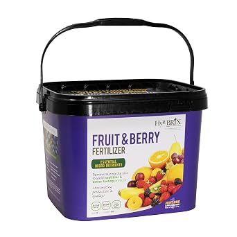 Slow-Release 6-8-9 Fruit & Berry Fertilizer, 45lb Bag - Plant Food with Calcium & Sulfur - Essential Micronutrients for Better-Tasting Fruit & Higher Yields