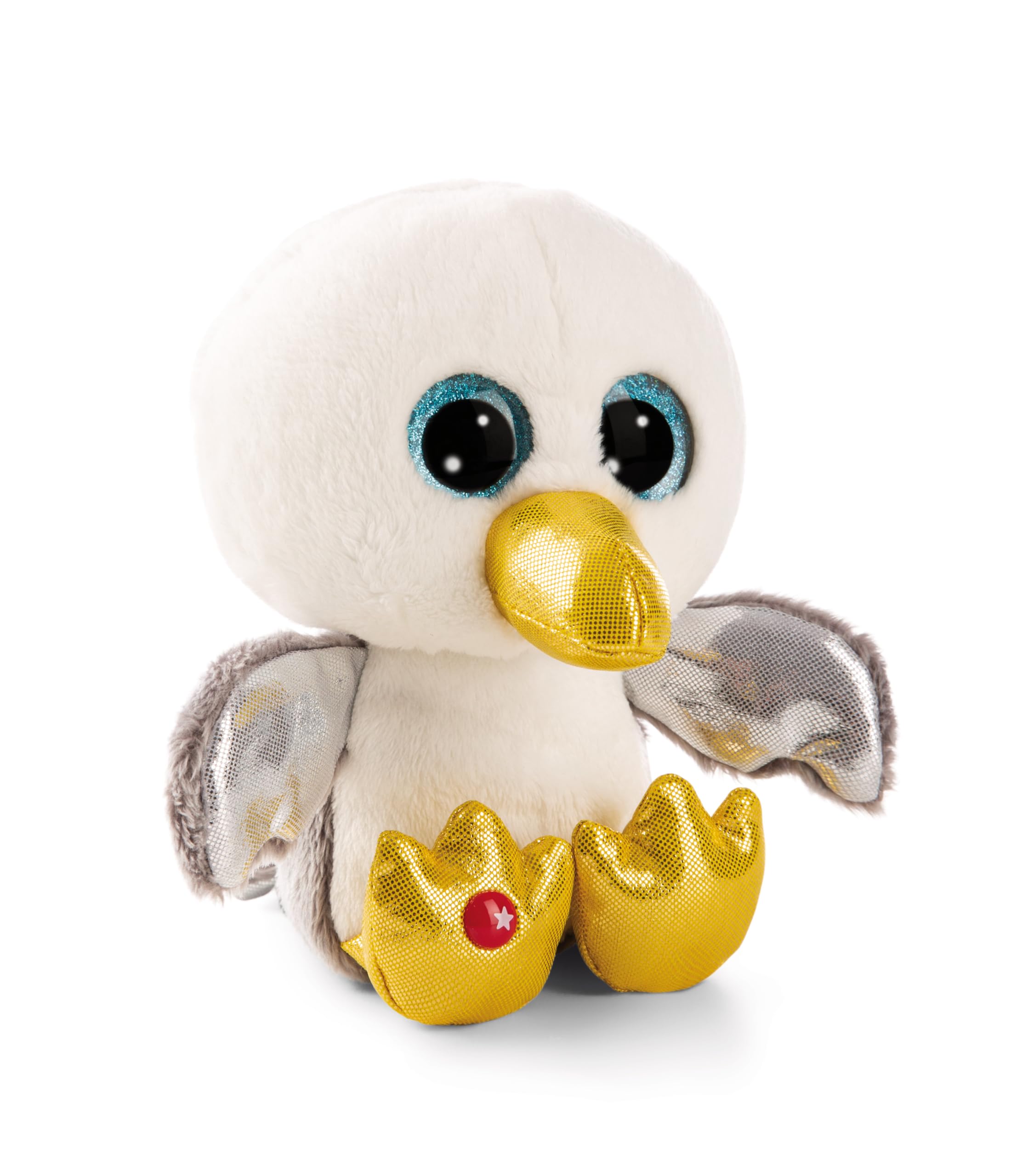 NICI soft toy GLUBSCHIS seagull Gullbert 15cm - white - Fluffy plush, cute to cuddle and play with, for children & adults, great gift idea - 61845