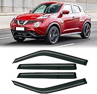 Vista 107 de Visera de ventana para Jeep Cherokee 1984-2001 (Excluye Modelo Limited), Protectores Guards Shields de lluvia de canal exterior, Deflector