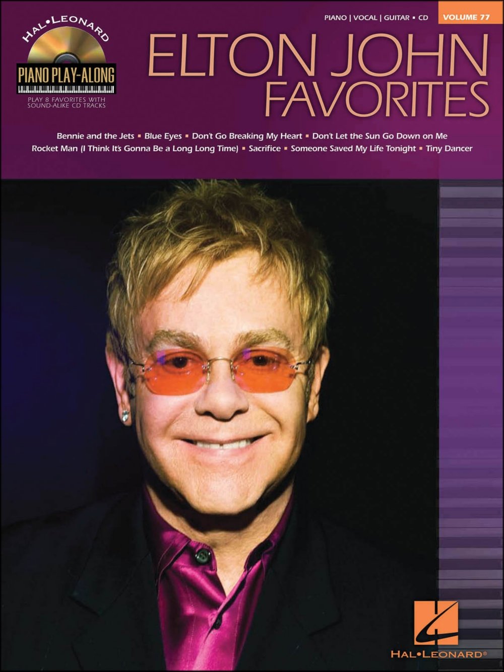 Piano Play-Along Volume 77: Elton John Favorites. Partituras, CD para Piano, Voz y Guitarra