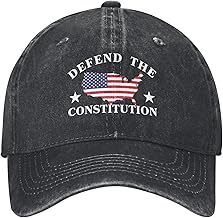 Defend The Constitution Golf Hat Anti-47 Political Protest Activist Resist Fascism Rally Baseball Cap Denim Retro Dad