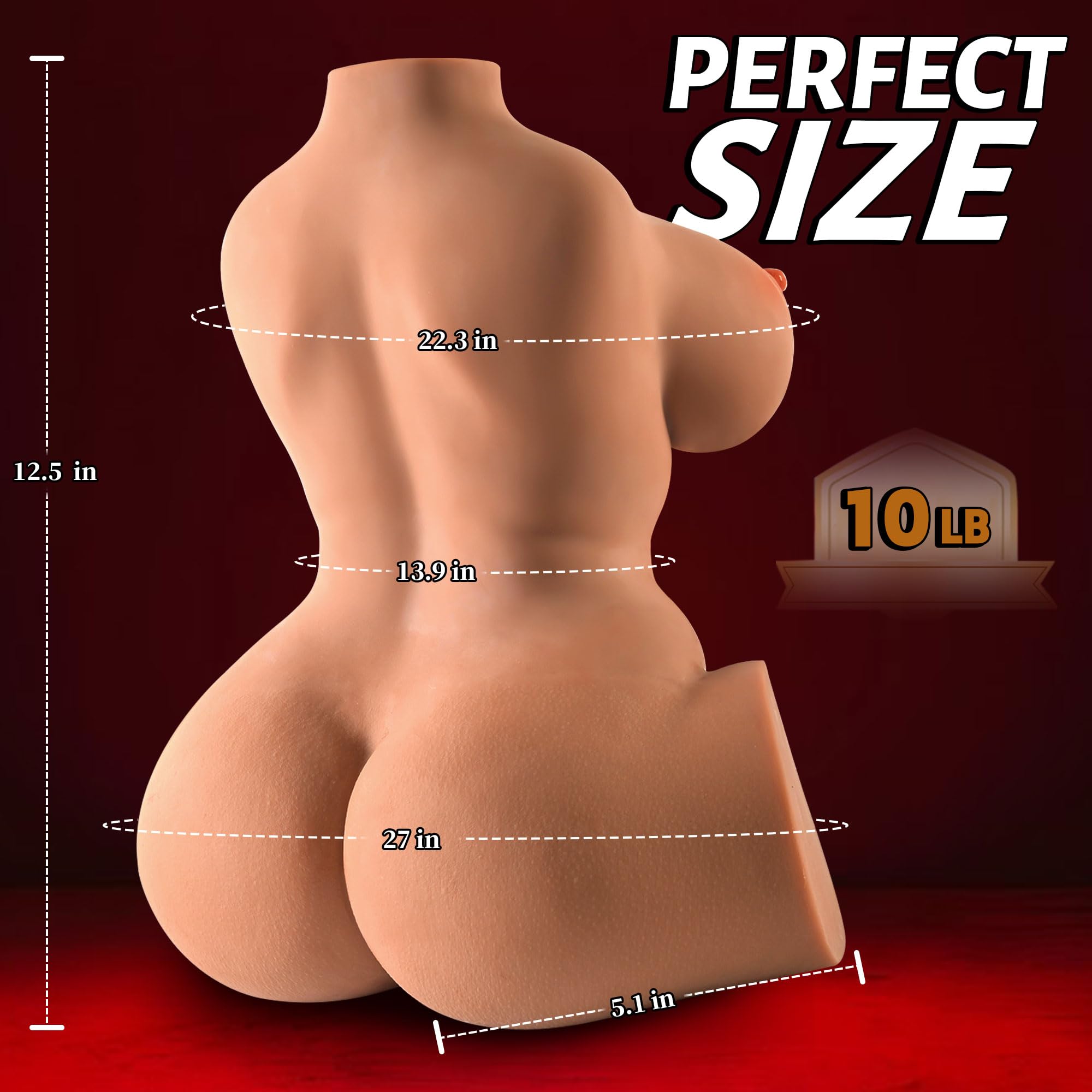 Amazon.com: 10LB Sex Doll Torso for Men, 3in1 Realistic Male Masturbators  Pocket Pussy with E-Cup Big Boobs Ass, Lifelike Female Sex Dolls with  Textured Vagina Anal, Adult Sex Toys & Anal Sex