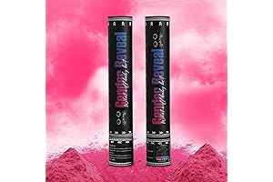 DOUKEE Pink Powder Smoke Cannon 2 Pack