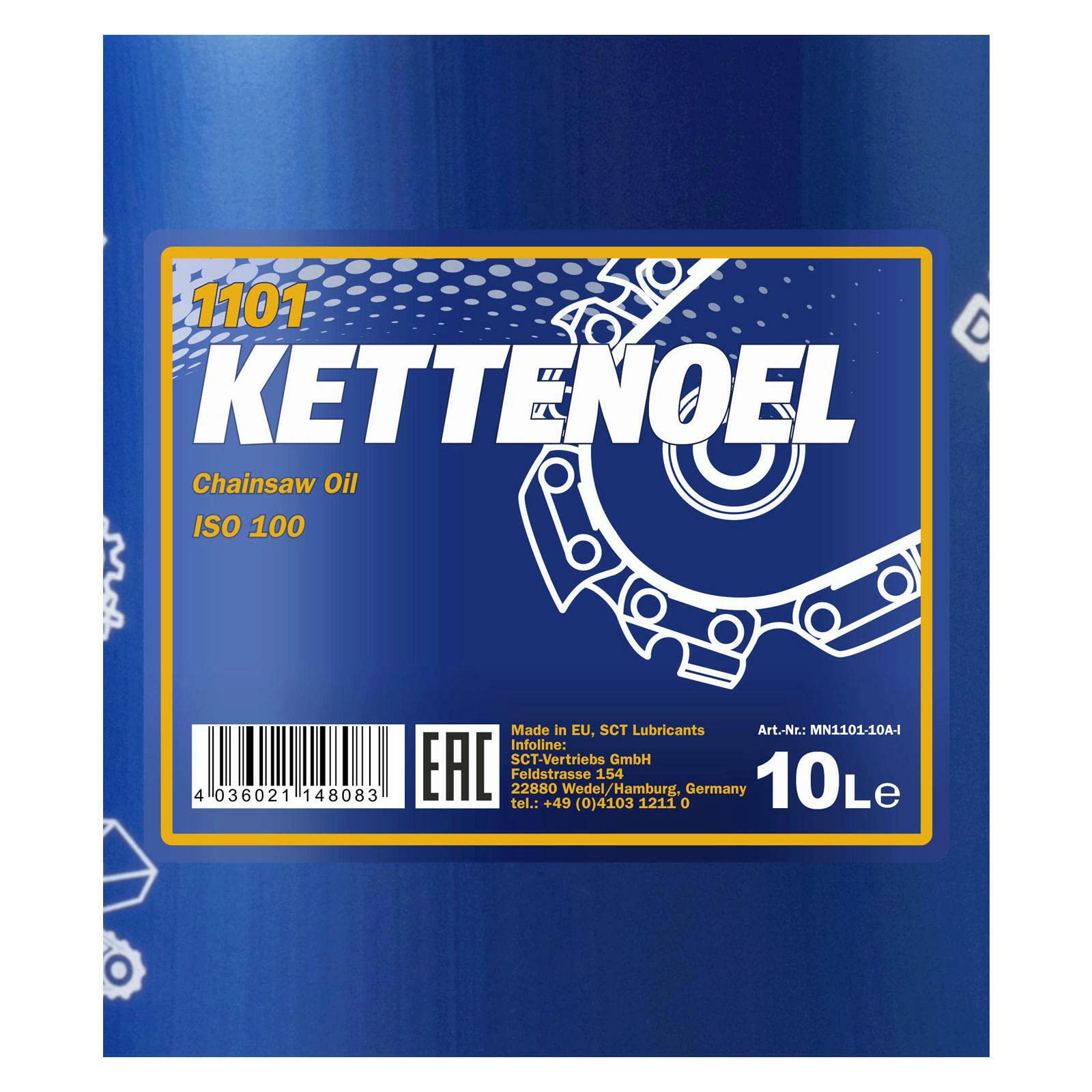 10L Mannol Kettenöl Schmieröl + Befüllschlauch