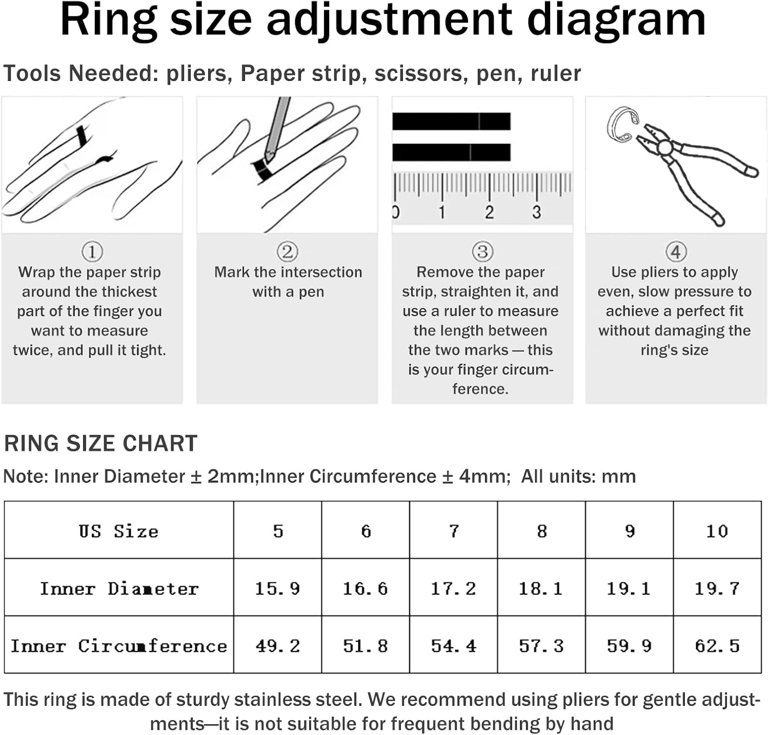 Magnetic Rings for Women, Auvulis Migraine Ring, Anti Snoring Ring, Lymphatic Magnetic Therapy Ring, Fatigue Relief Sleep Aid Magnetic Acupressure Ring (3PCS)