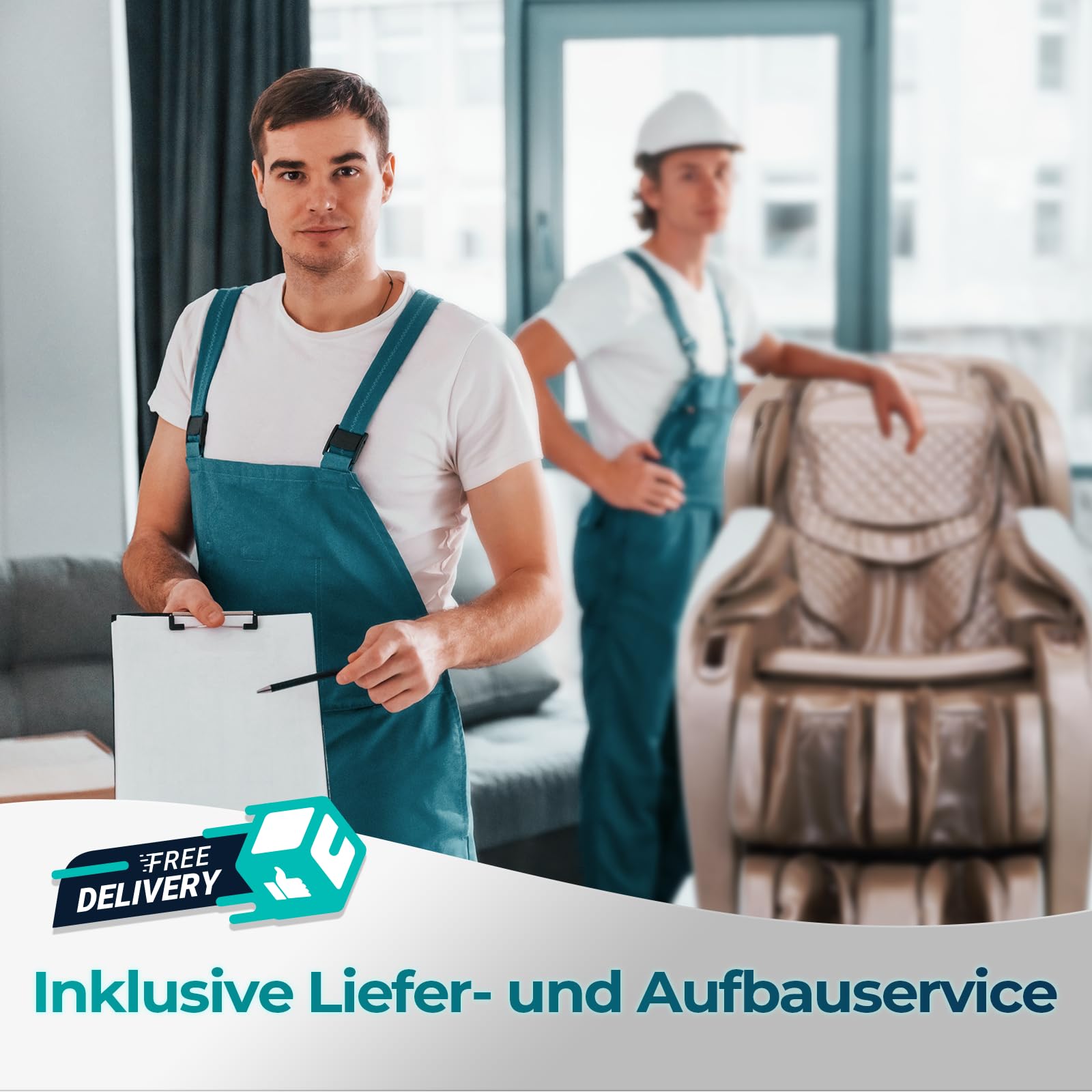 Massagesessel, Tai Chi Massagestuhl für Ganzkörpermassage mit Wärmetherapie, Meister für Nacken- und Schultermassage, für Zuhause, Hotels, Salons, Büros verwenden (Grau mit Aufbauservice)