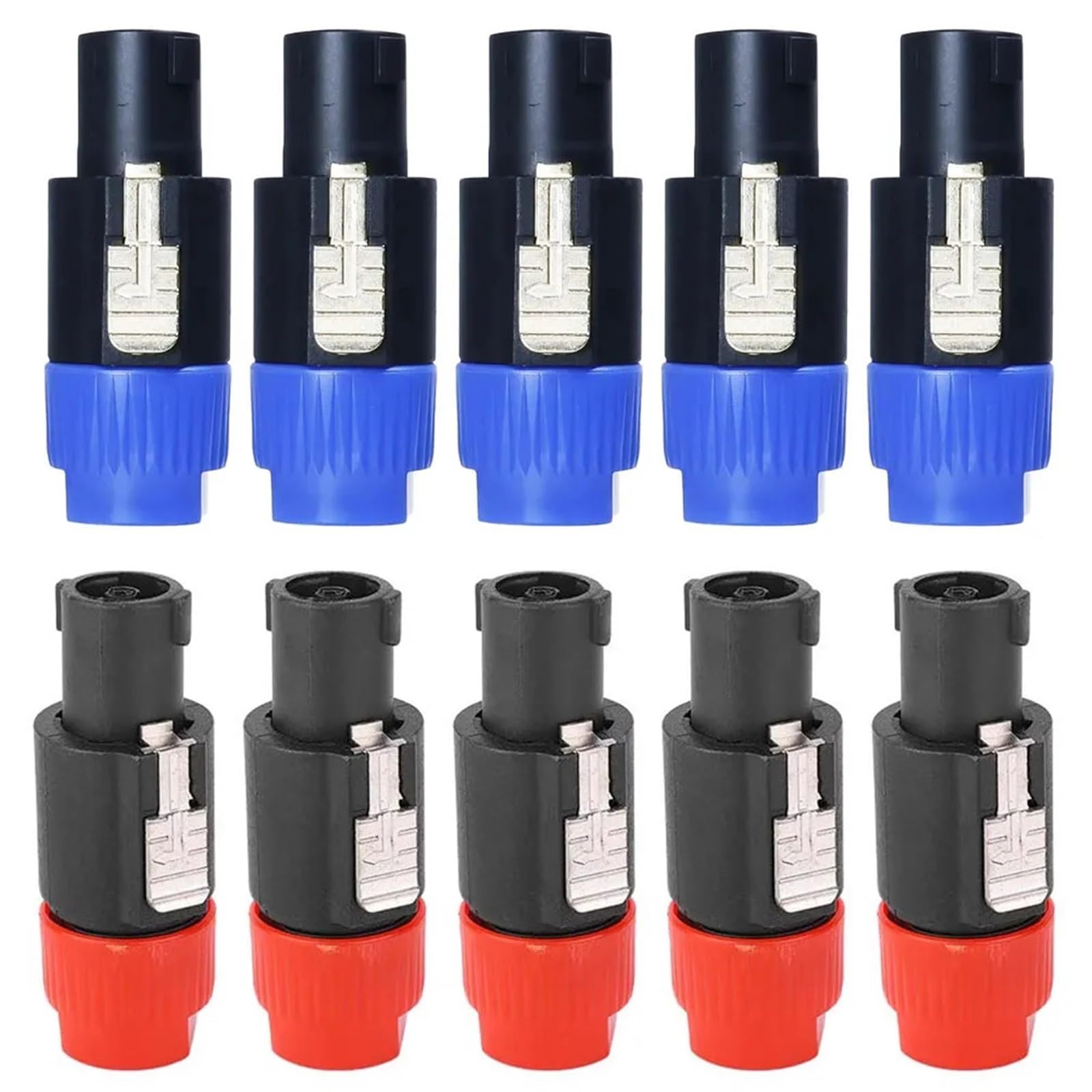 Connecteurs de haut-parleur de précision à 4 broches, structure Speakon NL4FC robuste, 10x - 5