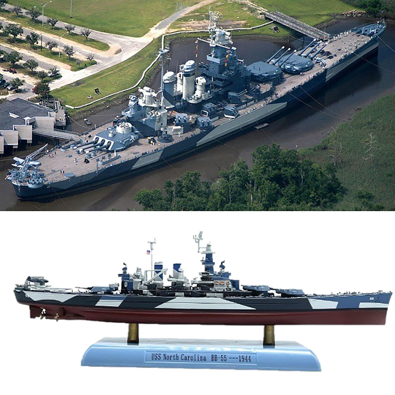 Amazon.co.jp: 1:1000 USS ノースカロライナ戦艦航空機モデルダイ