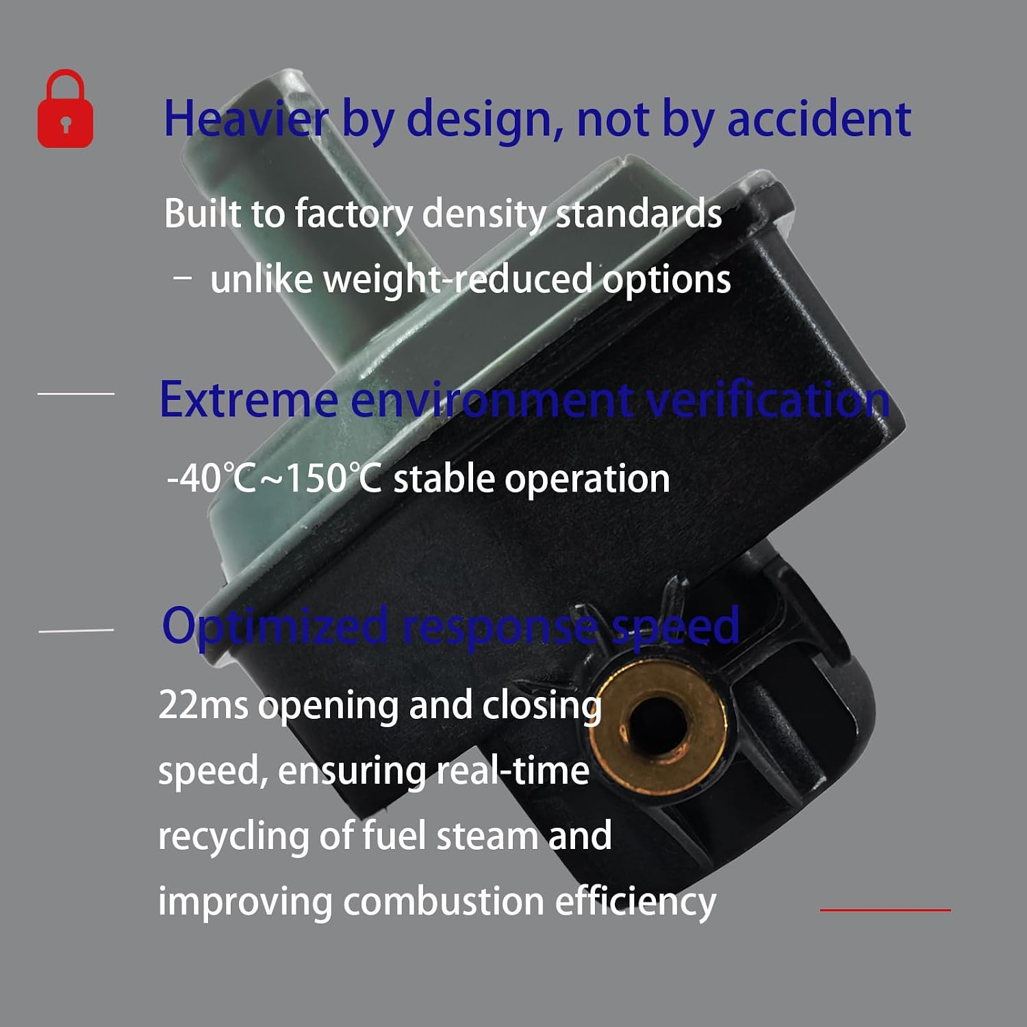 Vapor Purge Vacuum Switch Valve Solenoid Compatible with Toyota Tacoma Highlander Sienna Lexus IS300 IS 350 RX350 Replace 25860-0P090 25860-31110