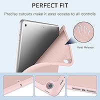 Vista 5 de Mastten - Compatible con funda para iPad de 9ª/8ª/7ª generación, para iPad de 10.2 pulgadas con soporte para lápiz, funda inteligente con soporte