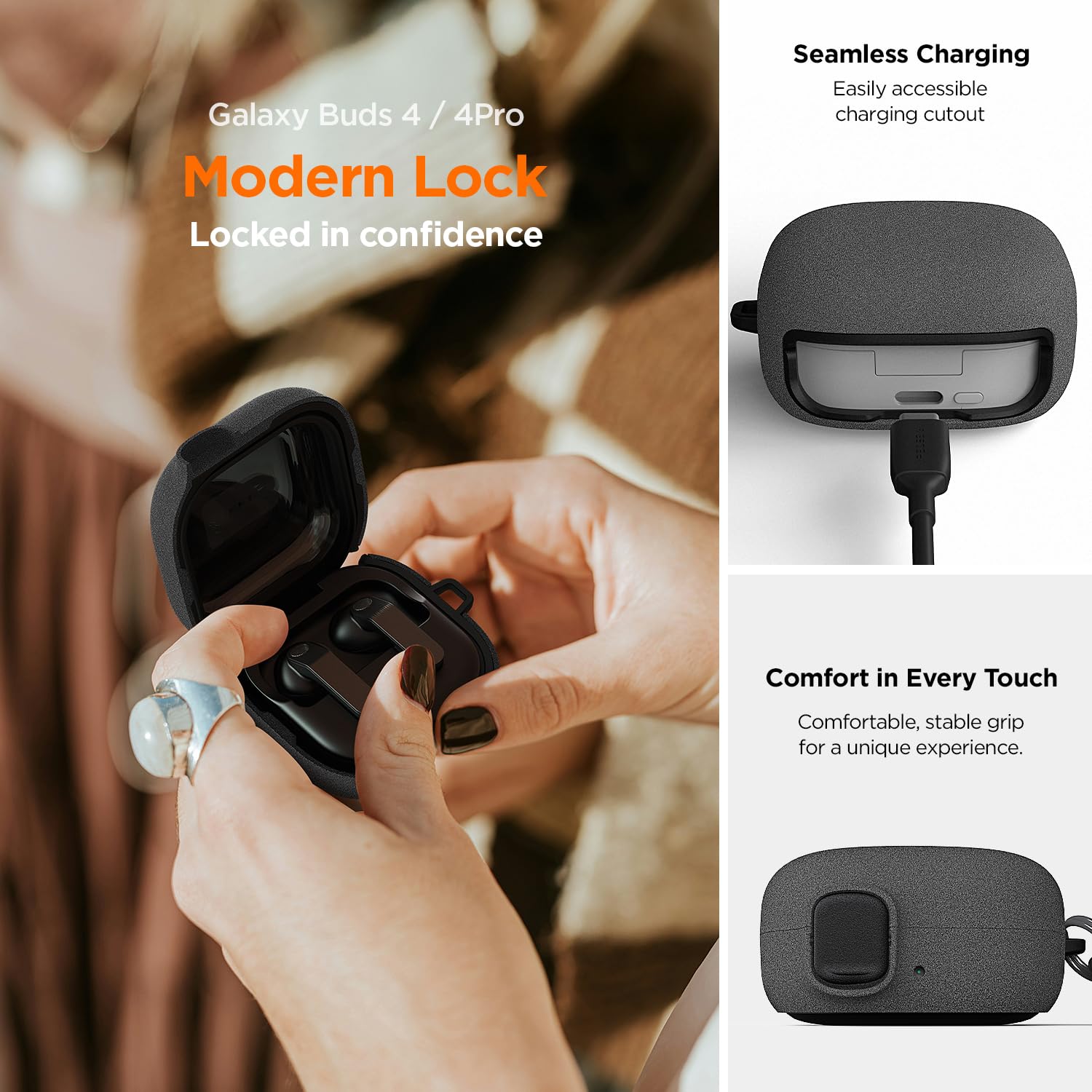 Amazon | 【VRS】 Galaxy Buds4 Buds 4 Pro 対応 ケース 耐衝撃