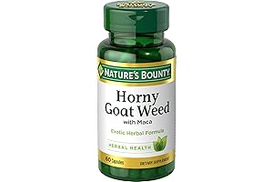Nature's Bounty Horny Goat Weed with Maca: Enhance Libido and Vitality