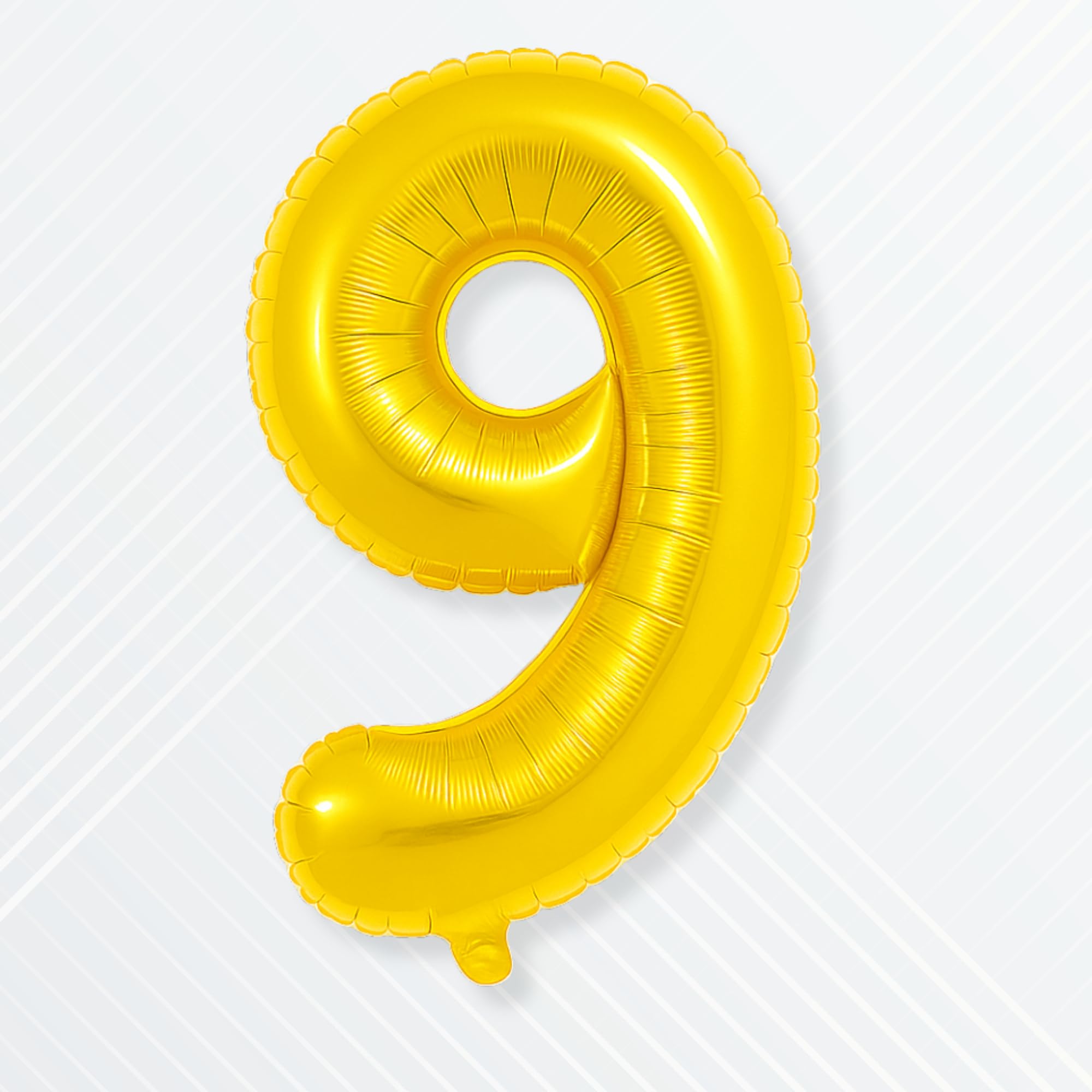 9 number Foil Balloon Gold 16 inch Size For Baby Kids Boys Girls Happy Birthday Decoration Items 9th Year Number Balloons 0 to 9 Set Nine-image-12