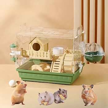 開封・未使用】Ruexue ハムスターケージ モルモットケージ 大型