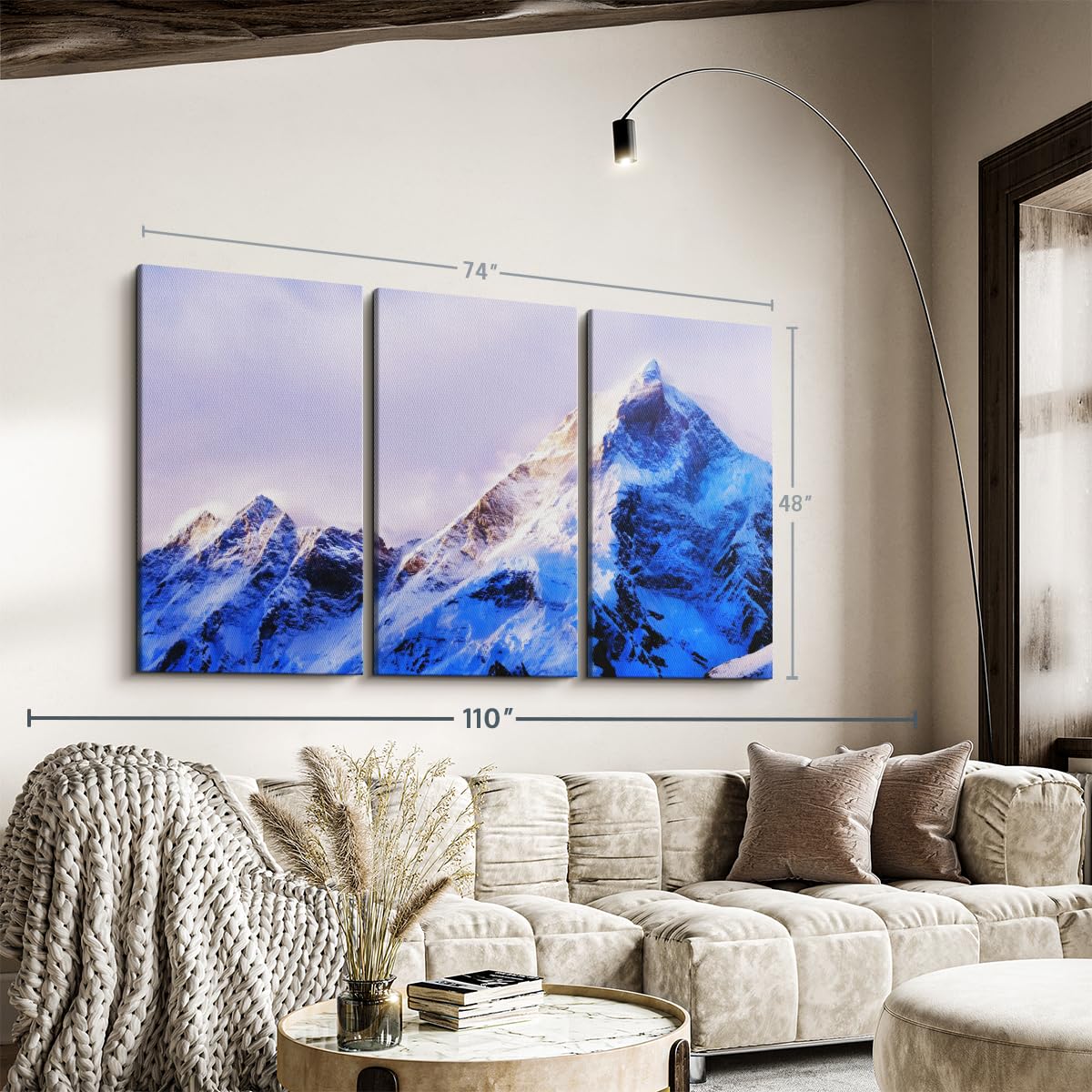 Amazon.com: ElephantStock Mt Everest Summit Wall Art - Horizontal