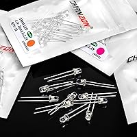 Vista 5 de Chanzon 100 unidades (10 colores x 10 piezas) 0.118 in LED de diodo surtido (lente transparente transparente) lámpara de bombilla emisora de lámpara