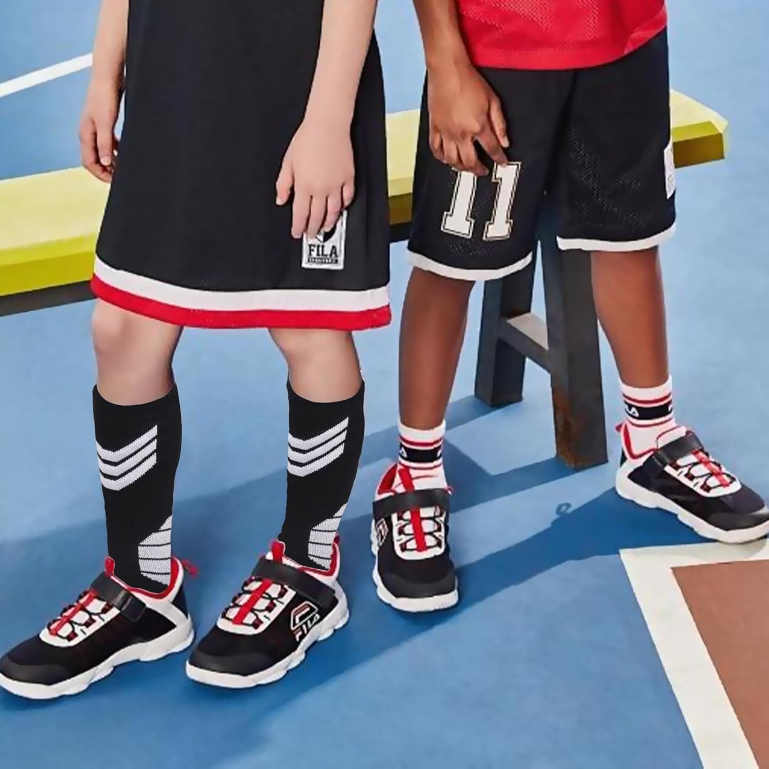 Basketball Socks - Men & Women Athletic Running Compression Cushion Team Number Socks - Image 6