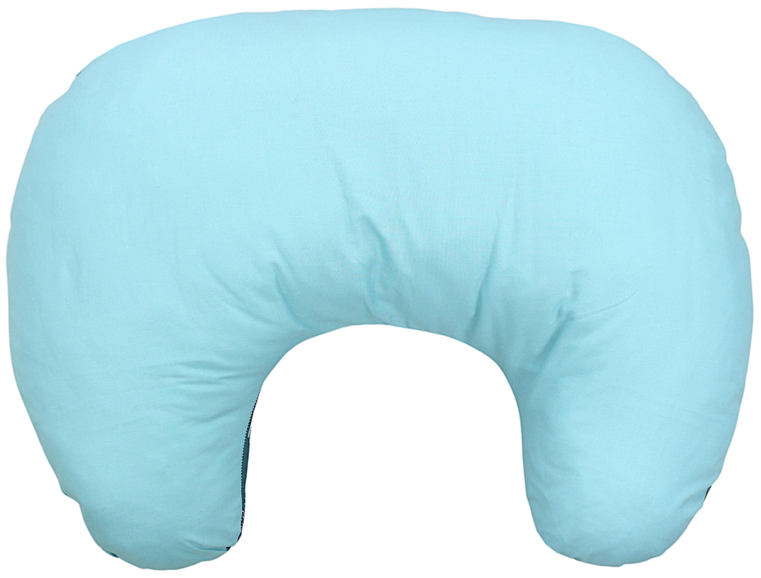 TupTam Baby Stillkissen Klein mit Baumwoll-Bezug, Farbe: Wald/Fuchs/REH/Igel/Bärchen/Grün/Mint