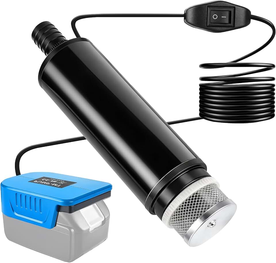 Pompe Submersible Compatible avec Batterie Bosch 18V