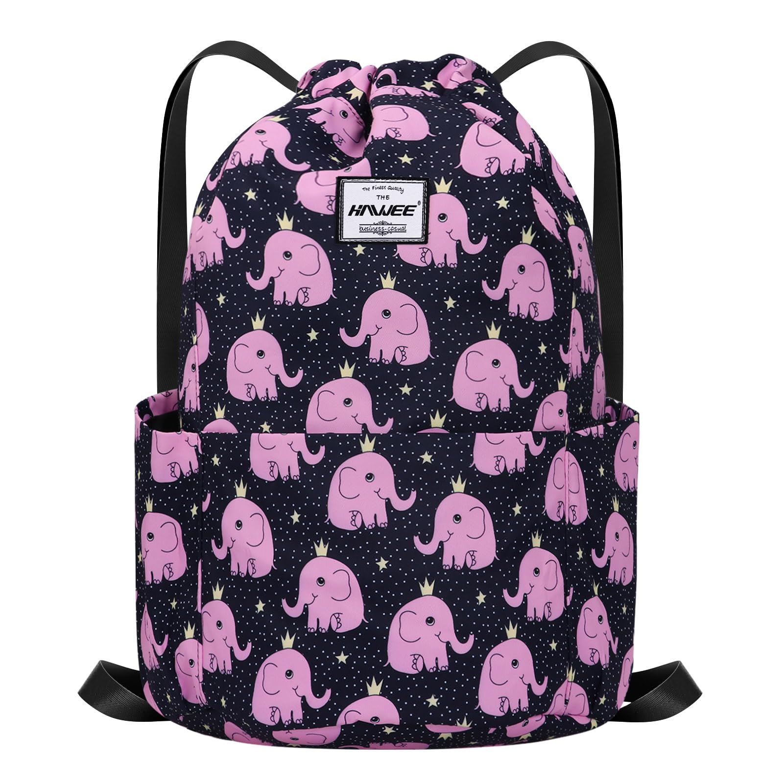 Impermeable Casual Mochila con Cordón Grande Deporte Bolso de Gimnasia Mochila de Cuerda Unisex para Mujer Hombre Vida Cotidiana Aire Libre Yoga Escuela Playa Nadar — view 37