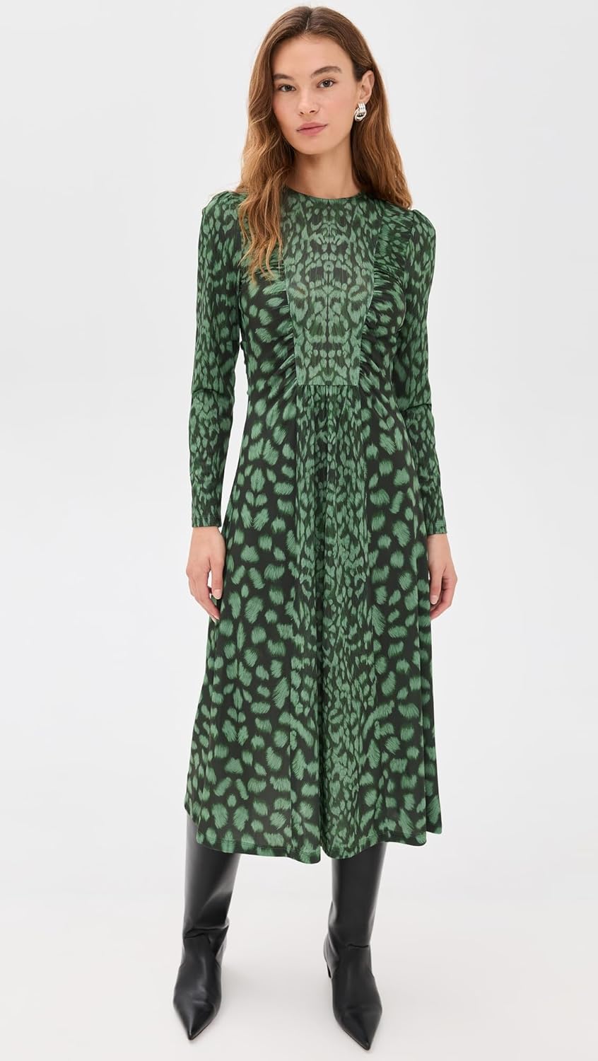 Sea Women's Claude Long Sleeve Midi Dress - Image 2