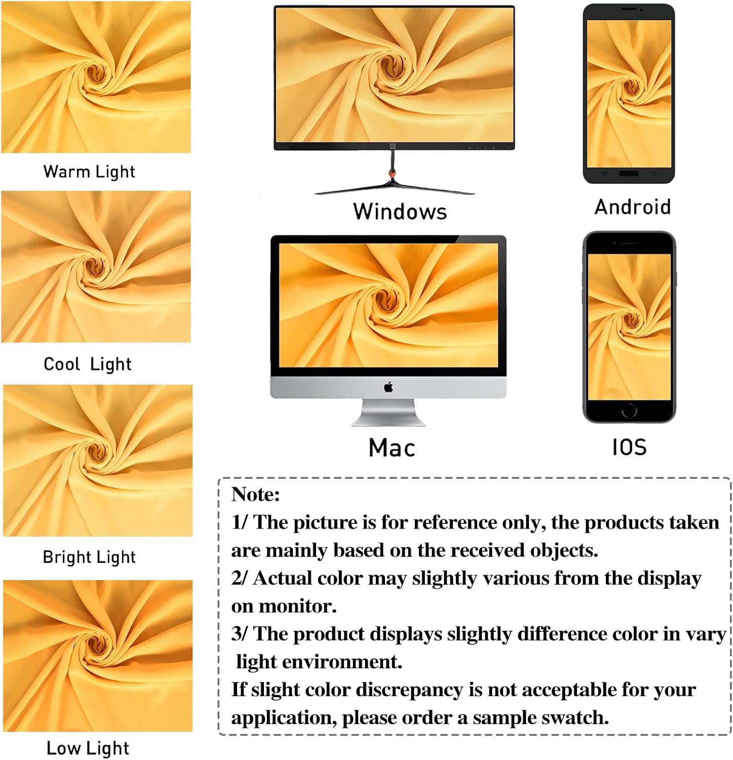 DUOBAO Chiffon Backdrop Curtain Gold Polyester Fabric Drapes for Wedding Ceremony Sheer Voile Curtains 2 Panels 29'' x 84'' Photography Background Drape Party Stage Backdrops (29''x84''x2pcs)