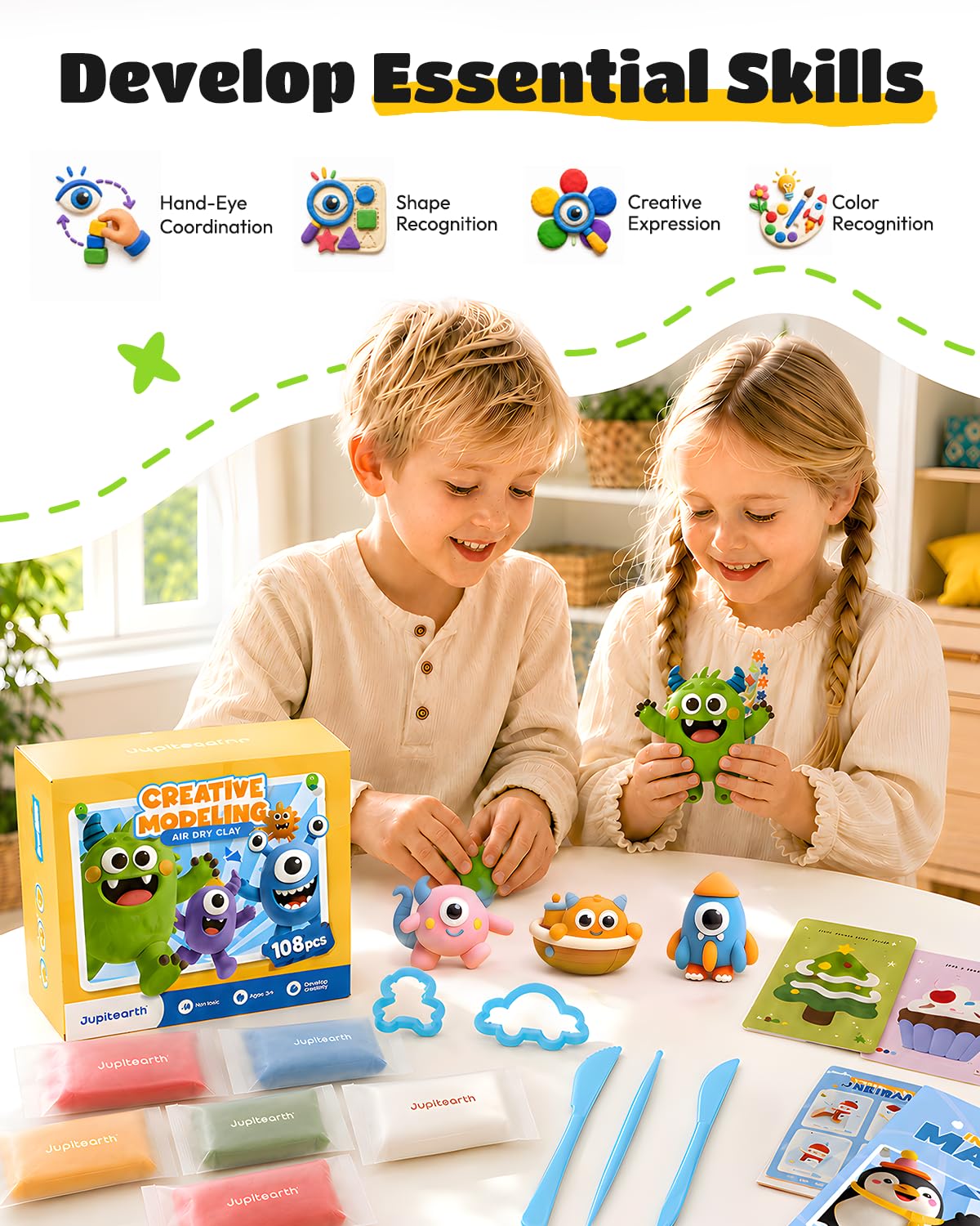 Plastilina ad asciugatura all'aria per bambini C
