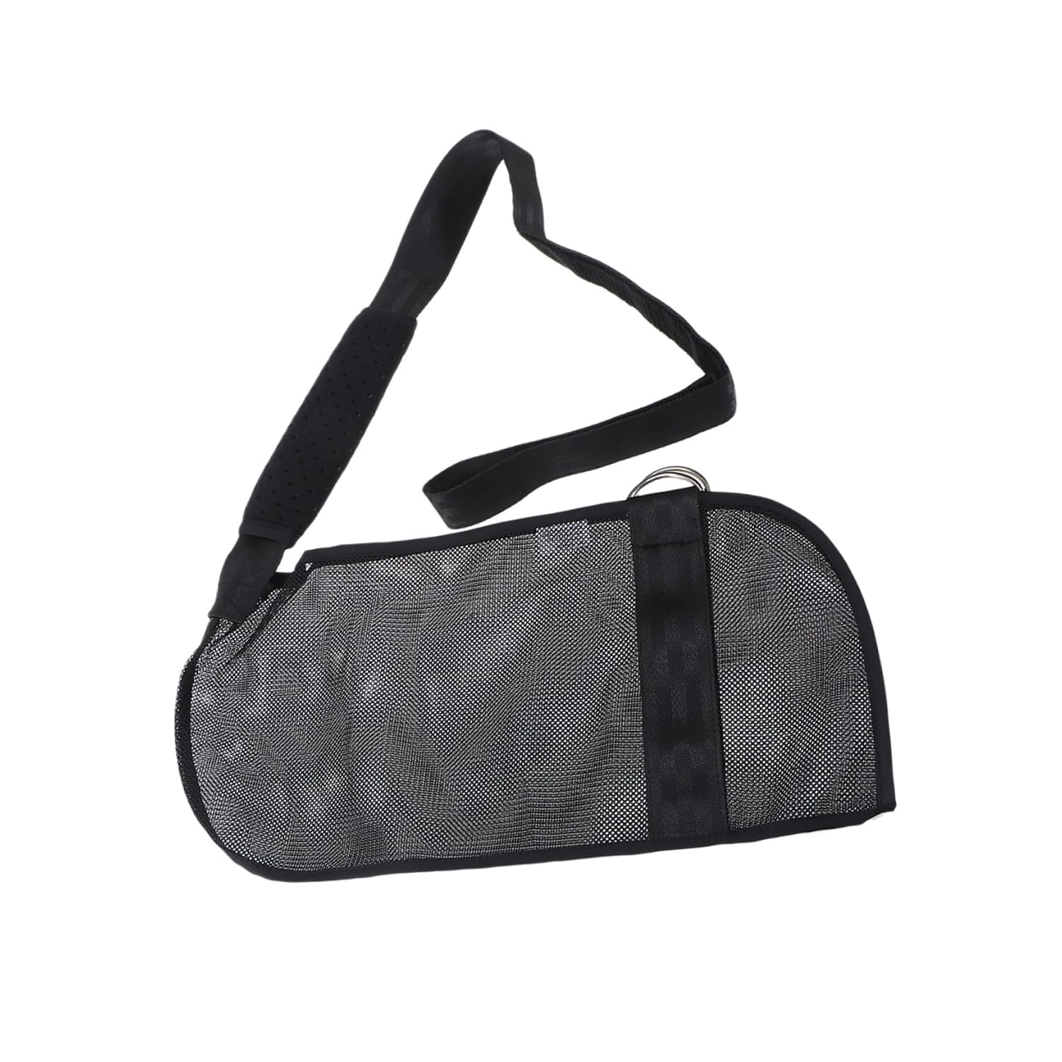 Breathable Adjustable Arm Sling for Shoulder Immobilization Reversible Mesh Forearm Support for Arm Fractures Lightweight and Comfortable Sling Black