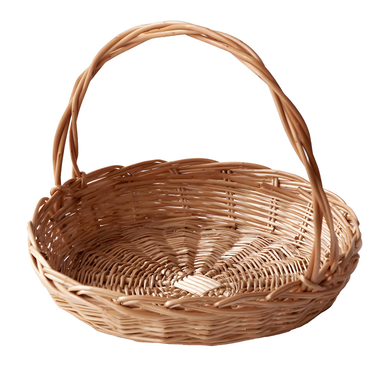 Elnwnnkc Bucolic Handwoven Picnics Basket Large Capacity and Portable Natural Fiber Picnics Carriers for Everyday Use and Gifting Wicker Outdoor Hamper