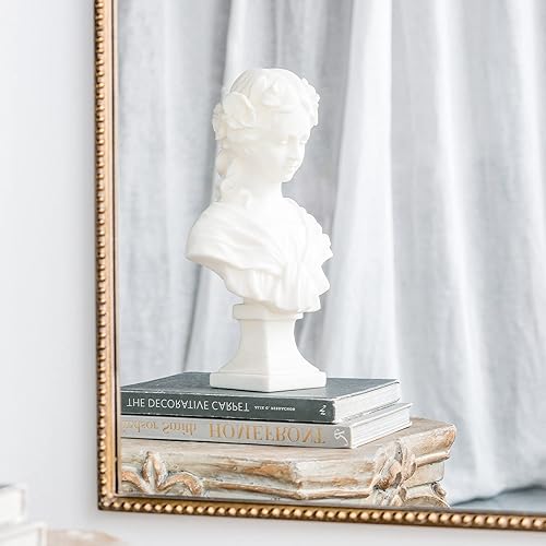 Miniatura 8 de A&B Home - Espejo de pared de inspiración barroca, 24 x 42 pulgadas, color dorado