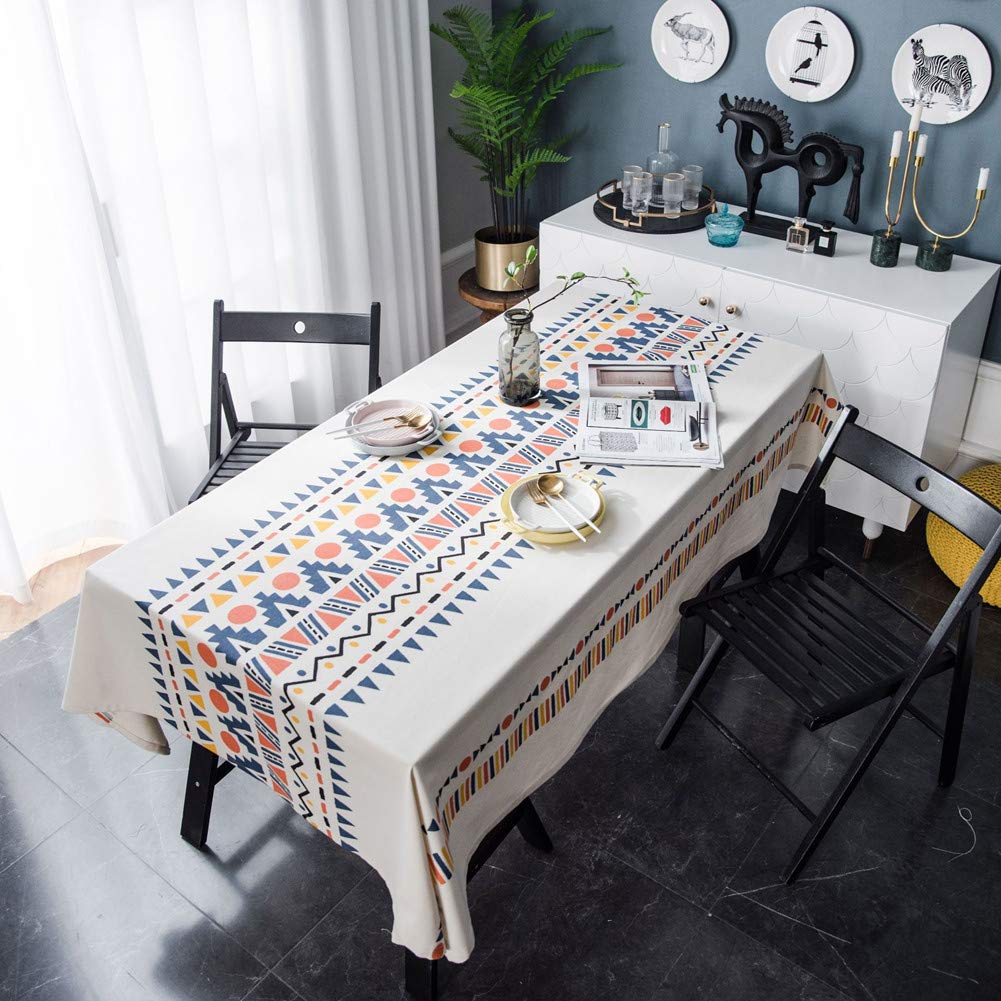 Tovaglia Rettangolare JUCFHY In Finto Lino Antimacchia, 60x104 Cm, Colore Carbone, Lavabile