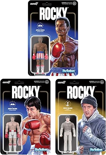 Miniatura 4 de Super7 Rocky Balboa (entrenamiento) - Figura de acción Rocky de 3.75 pulgadas, coleccionables de películas clásicas y juguetes retro